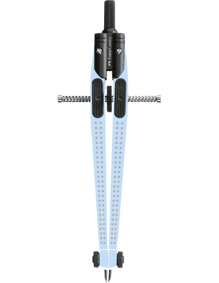 FC574474,Compas quick-set grip bleu sky Faber-castell