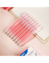 DLEG118-PK-12,Pix cu gel cu mecanism 0.5mm roz delight Deli - Set 12