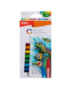 DLEC20100,Creioane ulei pastel 12 culori color emotion Deli