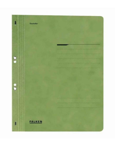 FA80003890F-100,Dosar carton capse 1/1 verde falken/Exacompta - Set 100
