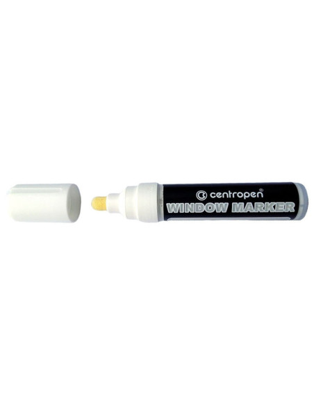 CE912112-10,Marker creta lichida alba 2-15mm varf rotund 9121 Centropen - Set 10