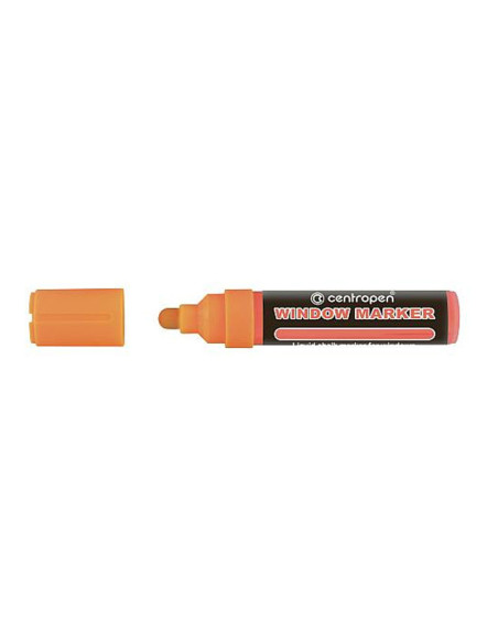 CE912106-10,Marker creta lichida portocaliu neon 2-15mm varf rotund 9121 Centropen - Set 10