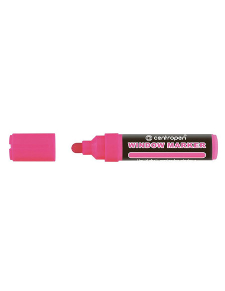 CE912107-10,Marker creta lichida roz neon 2-15mm varf rotund 9121 Centropen - Set 10