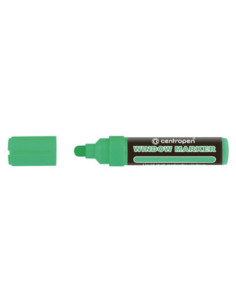 CE912105-10,Marker creta lichida verde neon 2-15mm varf rotund 9121 Centropen - Set 10