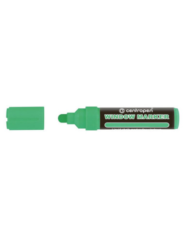 CE912105-10,Marker creta lichida verde neon 2-15mm varf rotund 9121 Centropen - Set 10