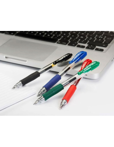 PBLG27R-12,Pix cu gel cu mecanism 0.7mm g2 rosu Pilot - Set 12