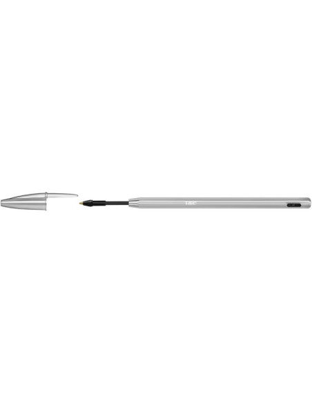 BC997201,Pix metalic cu mecanism negru + 2 rezerve Bic