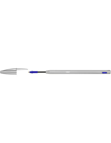 BC997202,Pix metalic cu mecanism albastru + 2 rezerve Bic