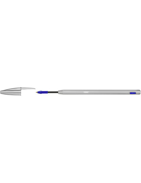 BC997202,Pix metalic cu mecanism albastru + 2 rezerve Bic