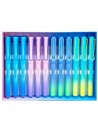 Set 12 stilouri din plastic cu cerneala termosensibila si penita ascunsa 16430, Motiv so happy
