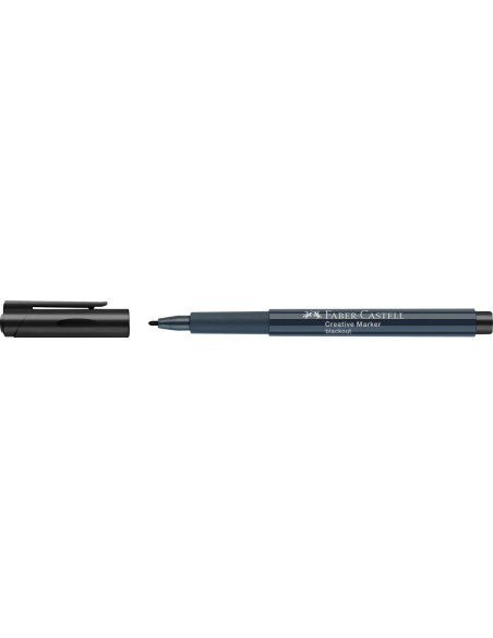 FC160799-10,Marker creativ negru Faber-castell - Set 10