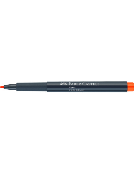 FC160815-10,Marker creativ portocaliu neon Faber-castell - Set 10
