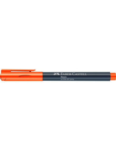 FC160815-10,Marker creativ portocaliu neon Faber-castell - Set 10