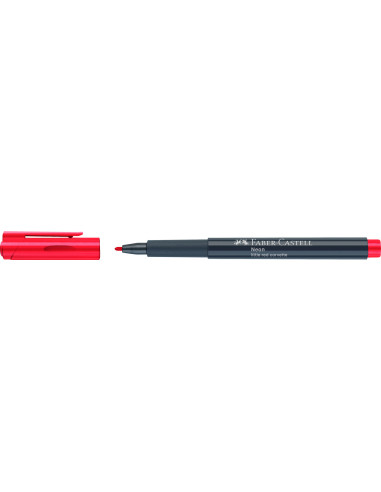 FC160821-10,Marker creativ rosu neon Faber-castell - Set 10