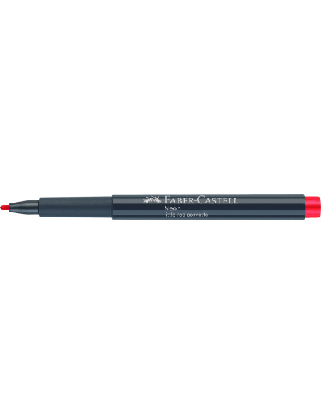 FC160821-10,Marker creativ rosu neon Faber-castell - Set 10