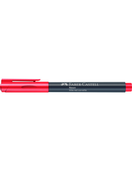 FC160821-10,Marker creativ rosu neon Faber-castell - Set 10