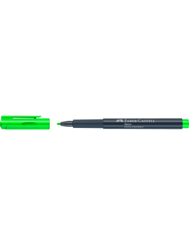 FC160863-10,Marker creativ verde neon Faber-castell - Set 10