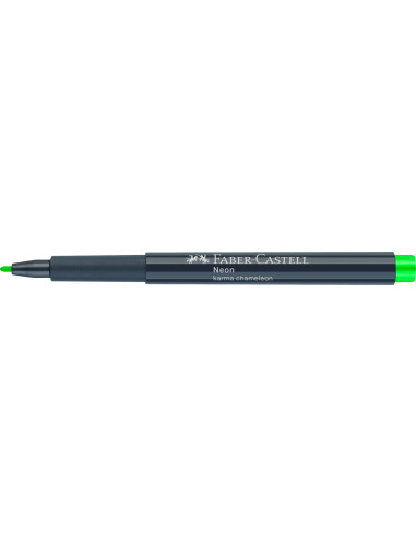 FC160863-10,Marker creativ verde neon Faber-castell - Set 10