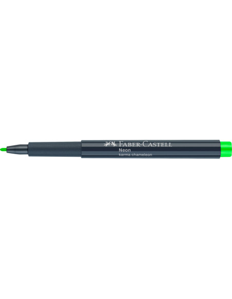 FC160863-10,Marker creativ verde neon Faber-castell - Set 10