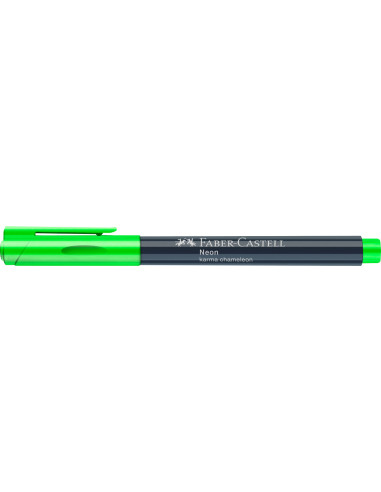 FC160863-10,Marker creativ verde neon Faber-castell - Set 10