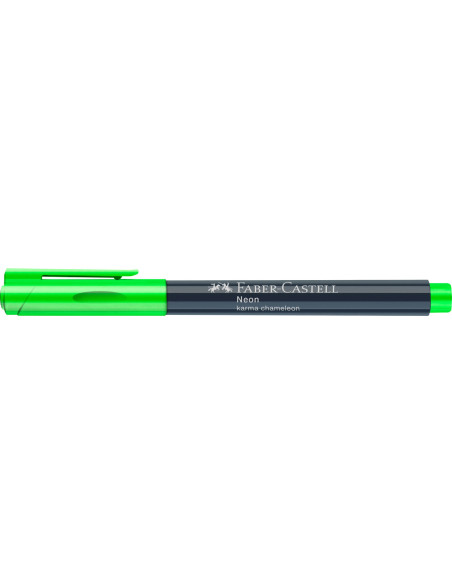 FC160863-10,Marker creativ verde neon Faber-castell - Set 10