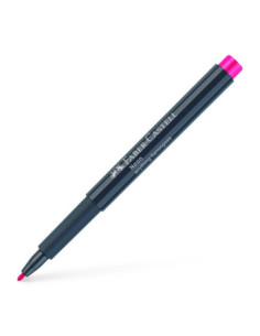 FC160828-10,Marker creativ roz neon Faber-castell - Set 10
