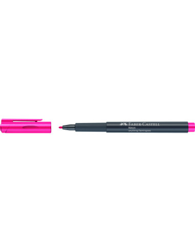 FC160828-10,Marker creativ roz neon Faber-castell - Set 10