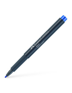 FC160851-10,Marker creativ albastru neon Faber-castell - Set 10