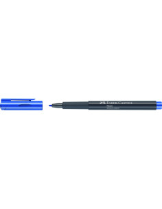 FC160851-10,Marker creativ albastru neon Faber-castell - Set 10 2
