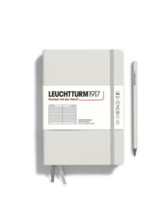 LT367248,Caiet a5 dictando coperta rigida gri deschis Leuchtturm