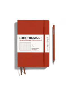 LT367266,Caiet a5 punctat coperta flexibila rosu inchis Leuchtturm
