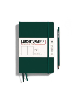 LT367268,Caiet a5 velin coperta flexibila verde padure Leuchtturm