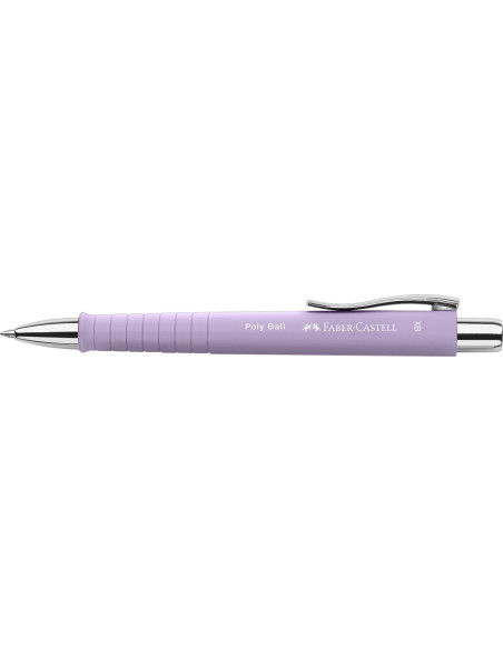 FC241104,Pix cu mecanism si grip lila poly ball Faber-castell