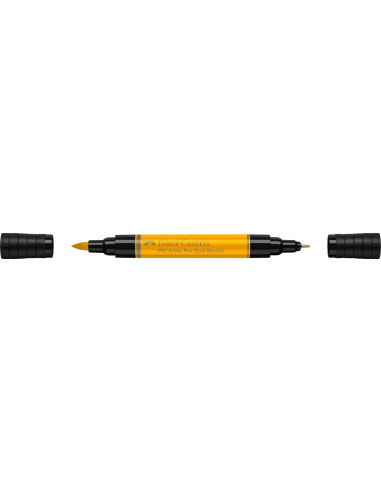 FC162109-4,Pitt artist pen dual marker galben crom inchis 109 Faber-castell - Set 4