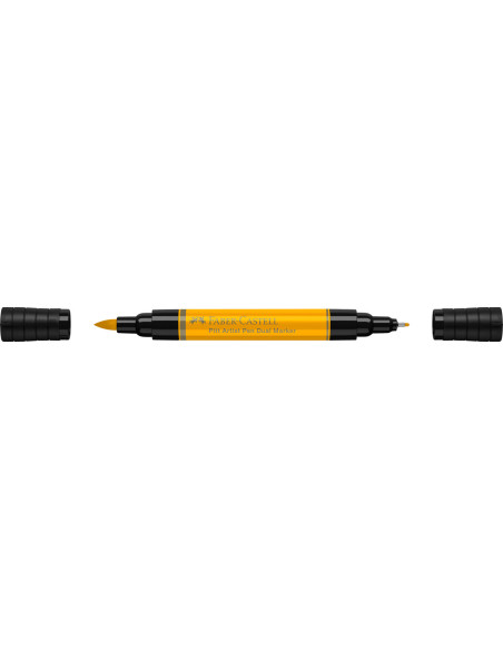 FC162109-4,Pitt artist pen dual marker galben crom inchis 109 Faber-castell - Set 4