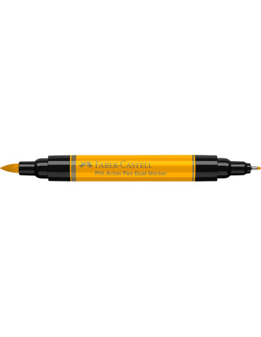 FC162109-4,Pitt artist pen dual marker galben crom inchis 109 Faber-castell - Set 4