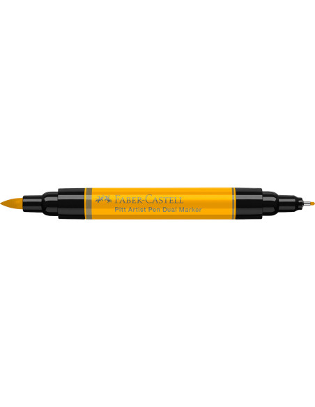 FC162109-4,Pitt artist pen dual marker galben crom inchis 109 Faber-castell - Set 4