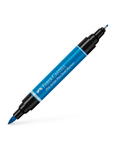 FC162110-4,Pitt artist pen dual marker albastru phtalo 110 Faber-castell - Set 4