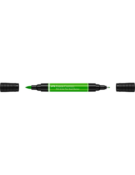FC162112-4,Pitt artist pen dual marker verde frunza 112 Faber-castell - Set 4