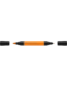FC162113-4,Pitt artist pen dual marker portocaliu glazurat 113 Faber-castell - Set 4 2