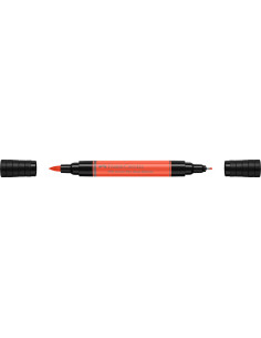 FC162118-4,Pitt artist pen dual marker rosu scarlet 118 Faber-castell - Set 4 2
