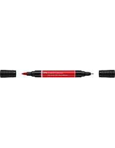 FC162119-4,Pitt artist pen dual marker rosu intens 219 Faber-castell - Set 4 2