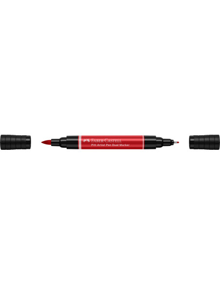 FC162119-4,Pitt artist pen dual marker rosu intens 219 Faber-castell - Set 4