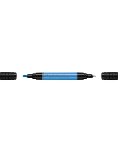 FC162120-4,Pitt artist pen dual marker albastru ultramarin 120 Faber-castell - Set 4