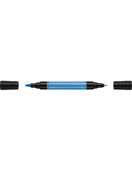 FC162120-4,Pitt artist pen dual marker albastru ultramarin 120 Faber-castell - Set 4