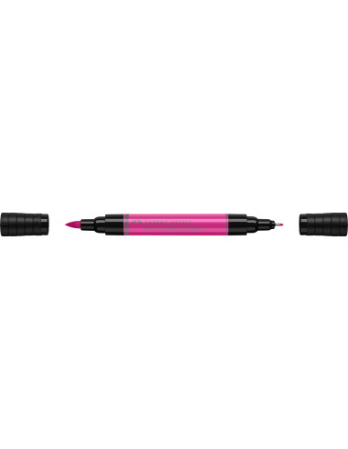 FC162125-4,Pitt artist pen dual marker roz purpuriu mediu 125 Faber-castell - Set 4
