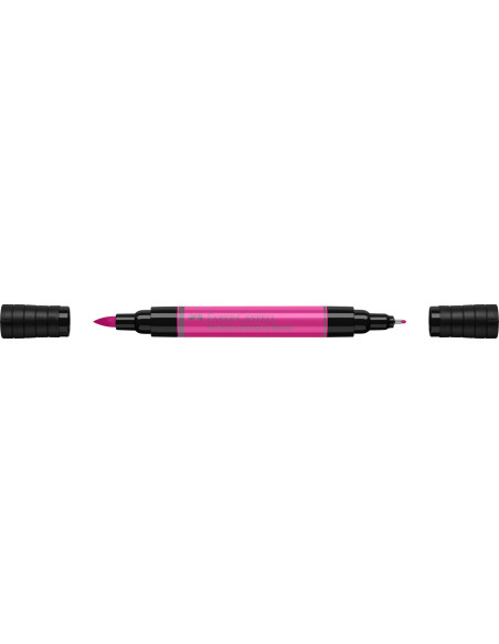 FC162125-4,Pitt artist pen dual marker roz purpuriu mediu 125 Faber-castell - Set 4