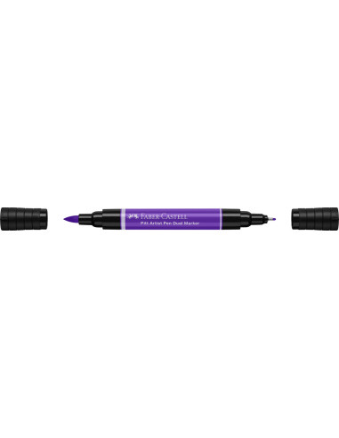 FC162136-4,Pitt artist pen dual marker violet purpuriu 136 Faber-castell - Set 4