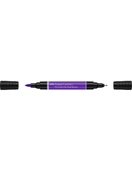 FC162136-4,Pitt artist pen dual marker violet purpuriu 136 Faber-castell - Set 4