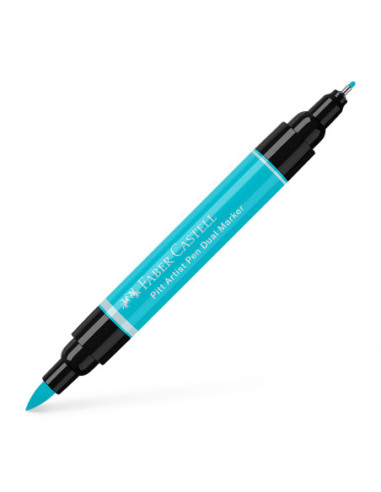 FC162154-4,Pitt artist pen dual marker turcoaz cobalt deschis 154 Faber-castell - Set 4